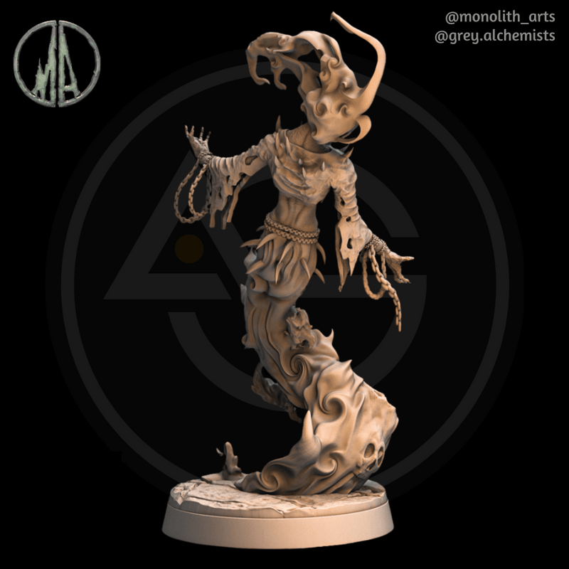 Ghost - Evil Spirit - Fantasy Resin Miniature in 32mm - DnD Monsters