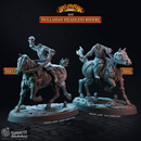 Dullahan Headless Riders - Halloween Season - CastNPlay - Terrain Wargaming D&D DnD 28mm 32mm 40mm 54mm