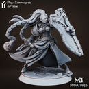 Females Knight Army (8 Models) - Only-Games