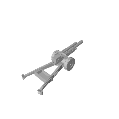 3D Printed M101A1 US Howitzer (x10)