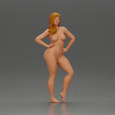 Naked Elegant pose showcasing confidence and grace - Only-Games