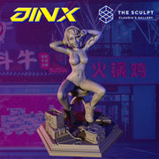 Sexy Cyberpunk Characters 32mm - Only-Games