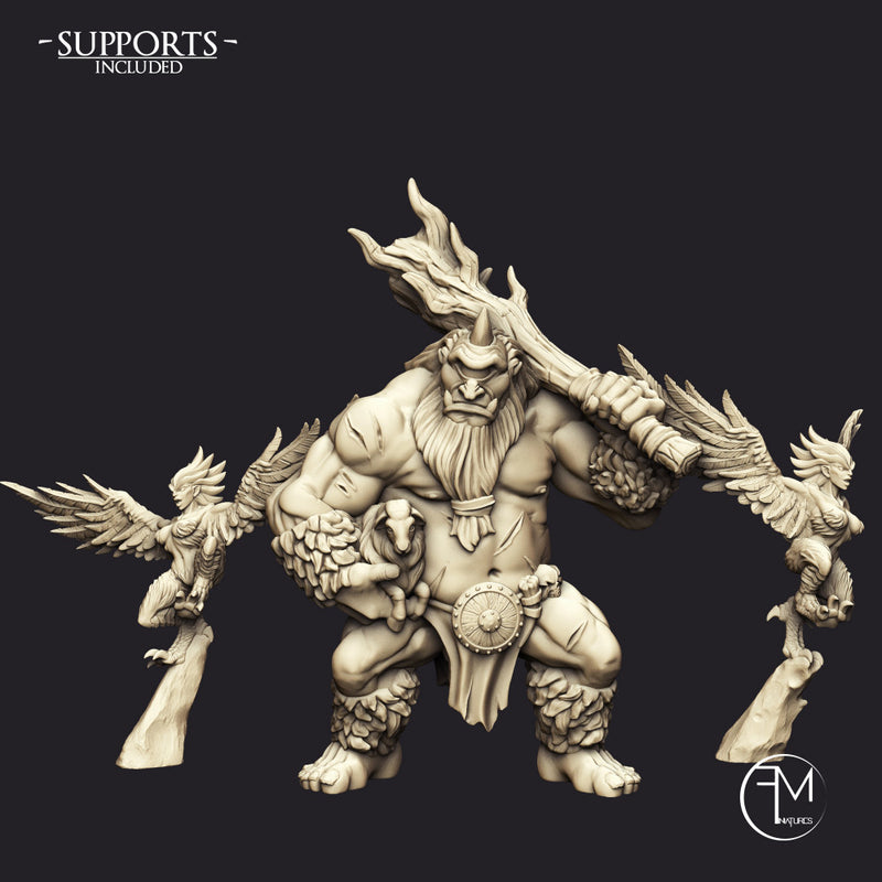 Cyclope & 2 Harpies (AMAZONS! Kickstarter) - Only-Games