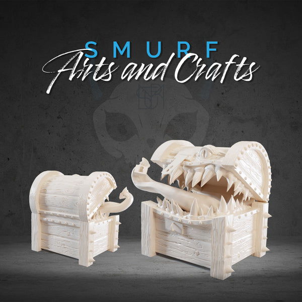 Mimic Treasure Chest - Dark Fantasy 3D Miniature