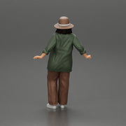 lowrider chola girl is leaning against the car, wearing a hat and long open shirt with - Only-Games