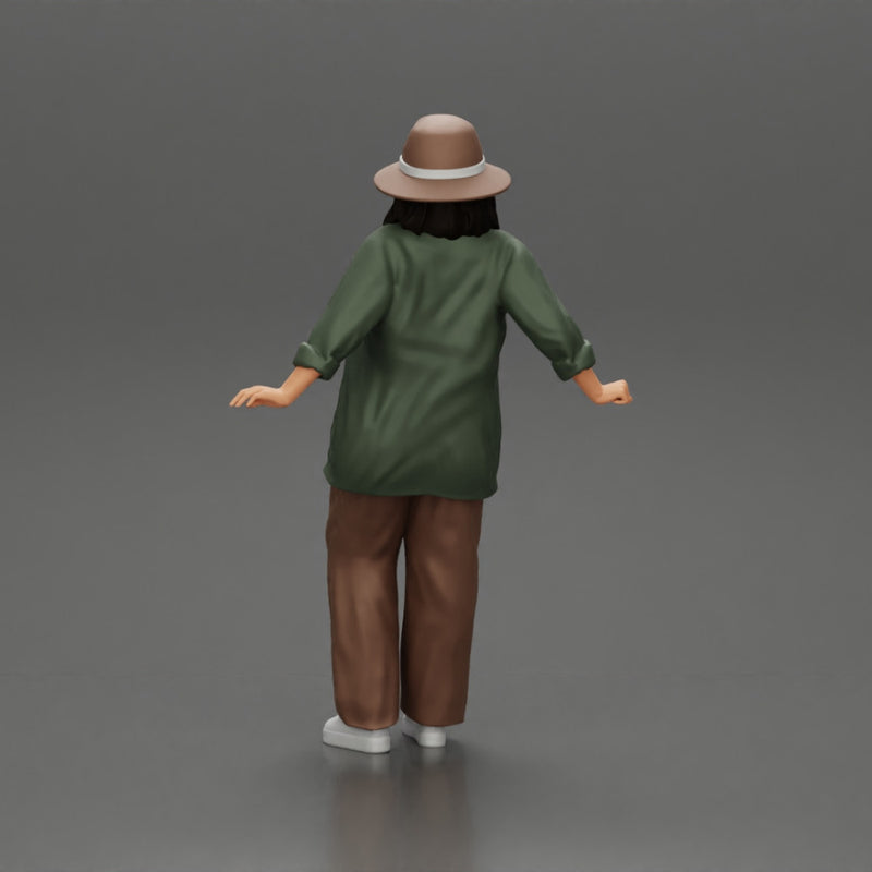 lowrider chola girl is leaning against the car, wearing a hat and long open shirt with - Only-Games