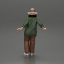 lowrider chola girl is leaning against the car, wearing a hat and long open shirt with - Only-Games