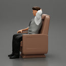 2 suited businessman like Thomas Shelby sitting in the first-class cabin of an airplane - Only-Games