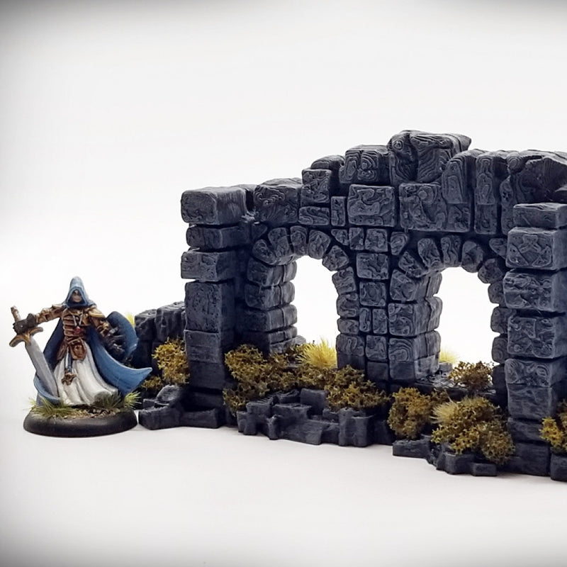 Double Arch Window: Ancient Ruins Terrain Set - Only-Games