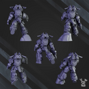 White Megalodon Clan Storm Squad with Jetpacks x5 - Only-Games