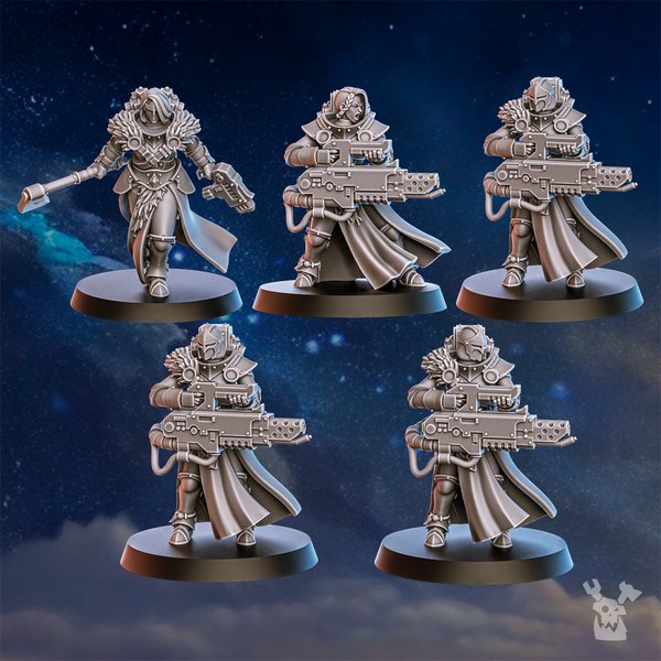 White Fangs Squad (Heavy Flamers) x5