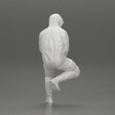 Man in a hooded sweatshirt and cap leaning on the car - Only-Games