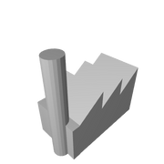 3D Printed Single Stack Industrial Complex (x10) - Only-Games