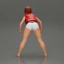 Beautiful girl riding standing up on a speeding jetski - Only-Games