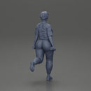 Fat girl training in the gym with dumbbells for leg workouts to lose weight - Only-Games