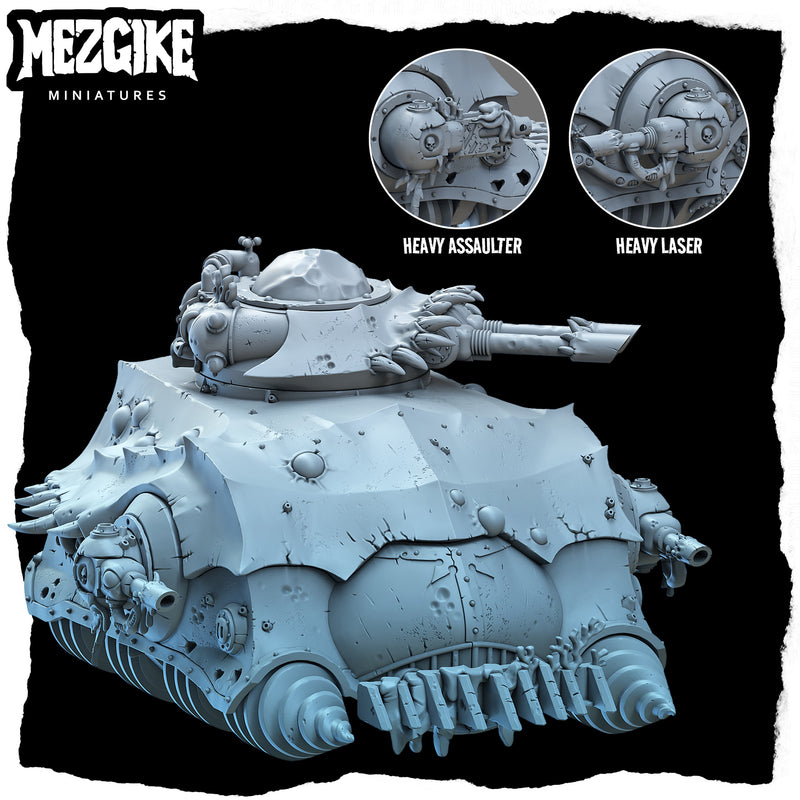 Sea grub hunter tank (physical miniature)