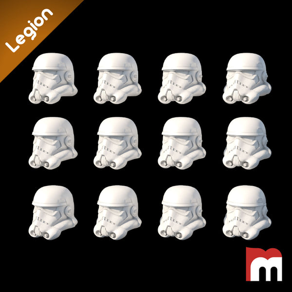 (Legion) 12x Stormptrooper Helmets