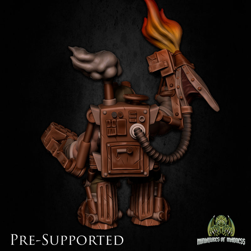 Thomyr Hardspring Mecha [PRE-SUPPORTED] Dwarf Artificer Engineer - Only-Games