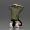 Gangster in hoodie putting his hands behind head - Only-Games