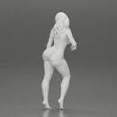 Sexy girl in Bikini Leaning Against Car on the beach - Only-Games