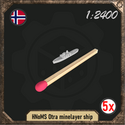 1/2400 HNoMS Otra minelayer ship pack - Only-Games