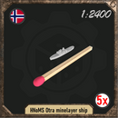 1/2400 HNoMS Otra minelayer ship pack - Only-Games
