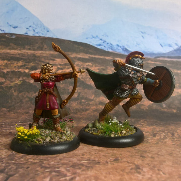 Ceolwulf and Egilsdottir - Anglo Saxon Adventurers - Only-Games