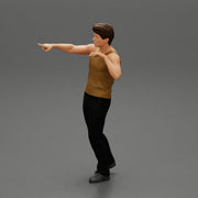 Travel man pointing the right way - Only-Games