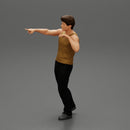 Travel man pointing the right way - Only-Games