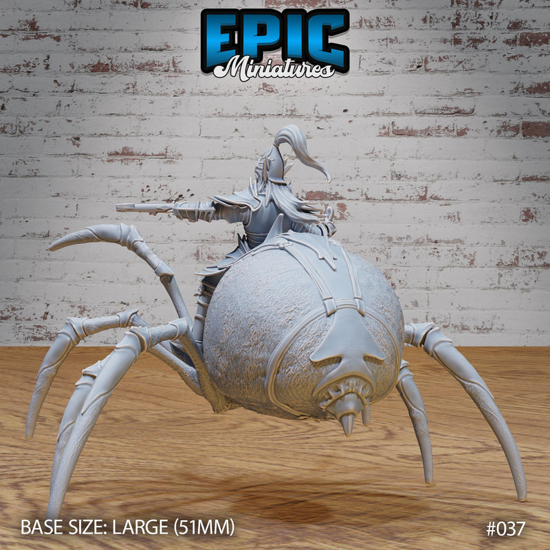 Dark Elf Spider Rider Attacking - Only-Games