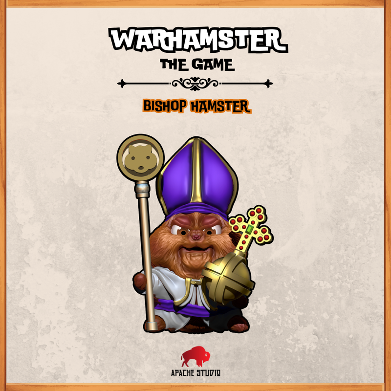 Warhamster The Game: BISHOP HAMSTER