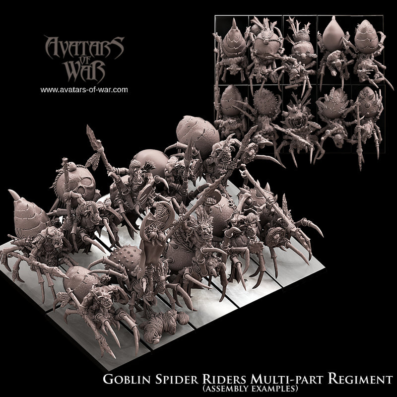 Goblin Spider riders multi-part regiment