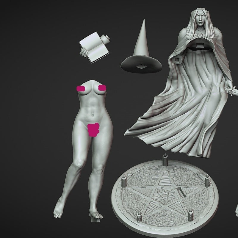 Valeesa the witch - 75 mm - NSFW version - Only-Games