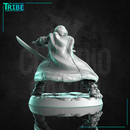 (0250) Female human elf tiefling half-orc firbolg assassin rogue thief with two swords or knives - Only-Games