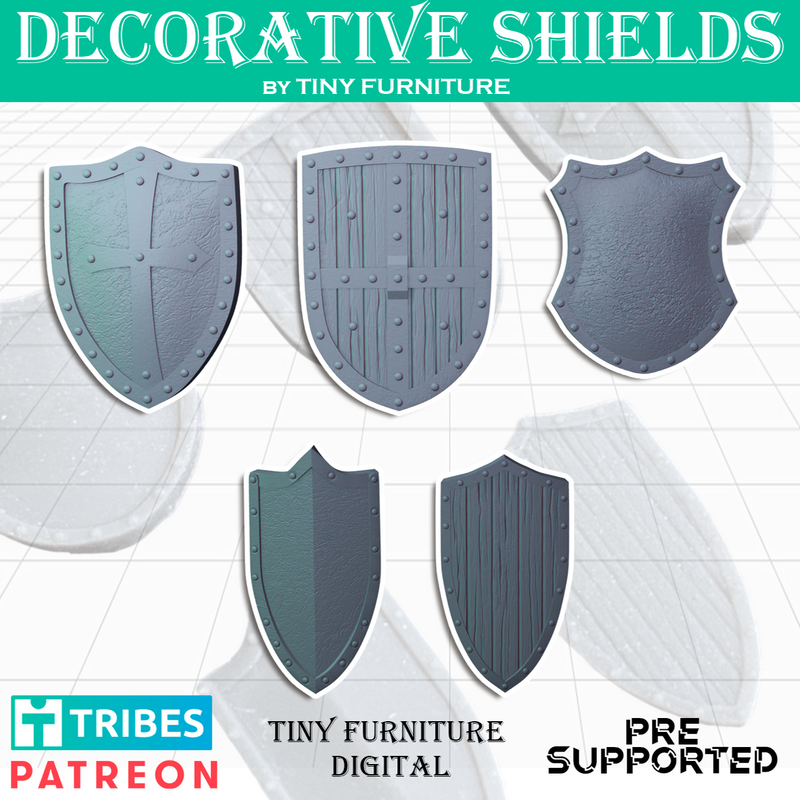 Decorative Shields - Only-Games