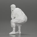 Fat Gangster sitting and thinking - Only-Games