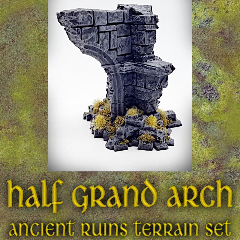 Half Grand Arch: Ancient Ruins Terrain Set - Only-Games