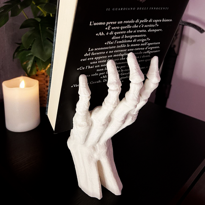 Skeleton Hand Book Holder - Only-Games