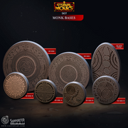 Monk Bases - Eternal Monks - CastNPlay - Terrain Wargaming D&D DnD - Only-Games