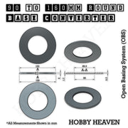 Round Bases Size Converters Round to Round 3d Print Full Range - Only-Games