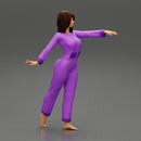 Beautiful Young Woman Wearing Onesie - Only-Games