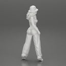 gangster homies lowrider girl posing in hat and sunglasses with long hair - Only-Games