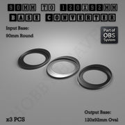 Round To Oval Bases Size Converters 3d Print Full Range - Only-Games