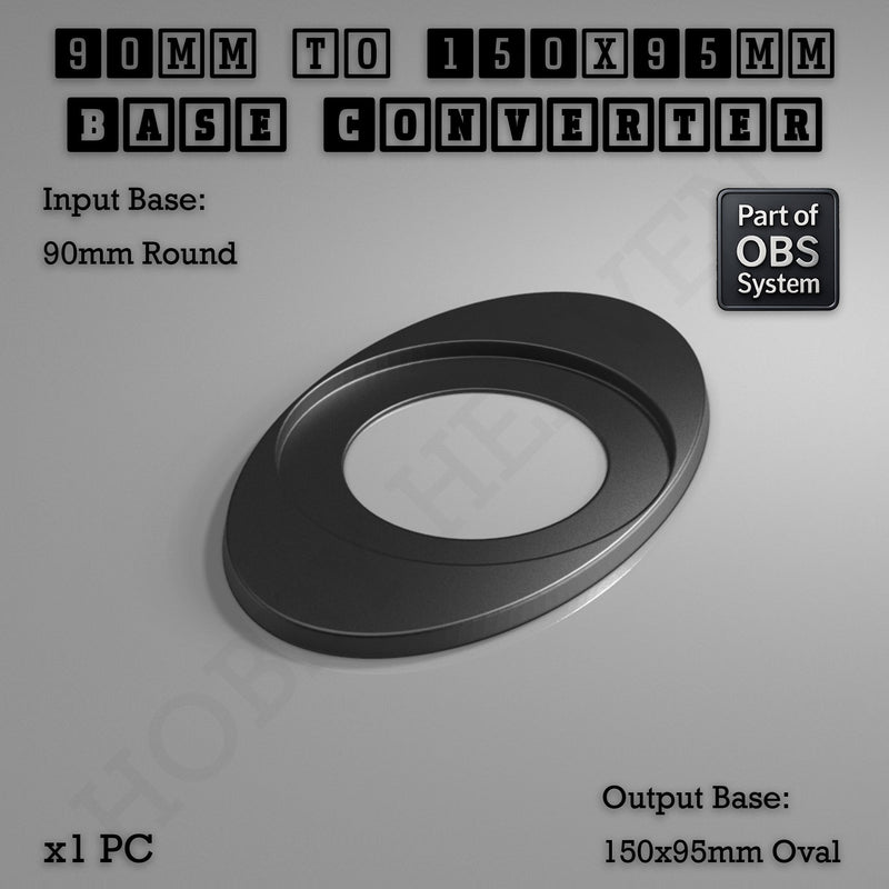 Round To Oval Bases Size Converters 3d Print Full Range - Only-Games