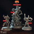 Xmas Goblins - Holiday Horde - CastNPlay - Terrain Wargaming D&D DnD 28mm 32mm 40mm 54mm