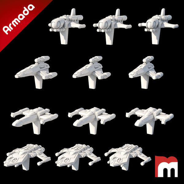 (Armada) Civilian Starfighters Set I