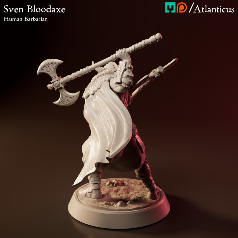 Sven Bloodaxe - Human Barbarian Bundle - Only-Games