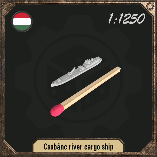 1/1250 Csobánc river cargo ship