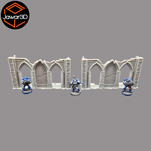 Gothic Ruins #2 - 28mm Wargaming Scatter Terrain Scenery Tabletop Miniature - Only-Games
