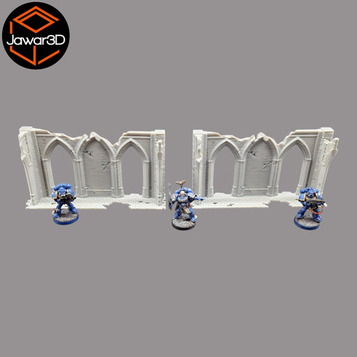 Gothic Ruins #2 - 28mm Wargaming Scatter Terrain Scenery Tabletop Miniature - Only-Games